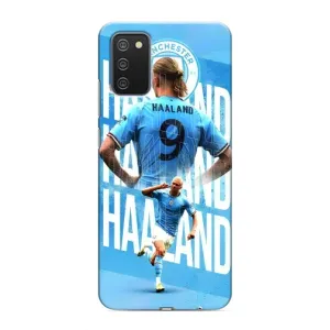 Чехлы с принтом для Samsung Galaxy M02s Футболист (Erling Haaland)