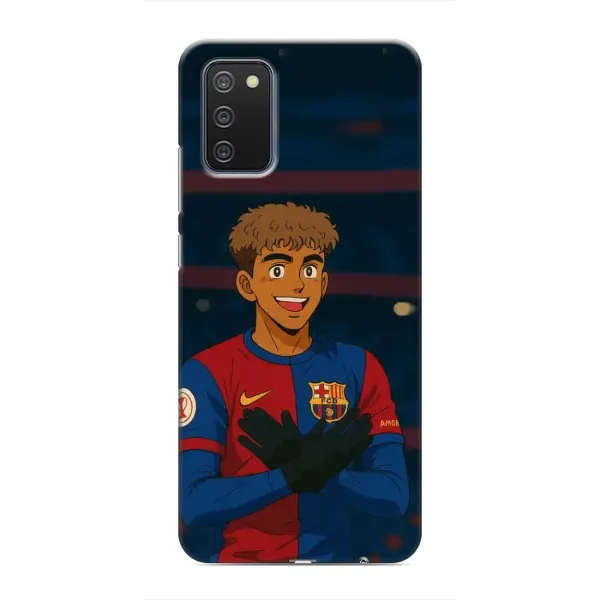 Чехол с рисунком «Футболист Ямаль» для Samsung Galaxy M02s Чехол с рисунком «Футболист Ямаль» для Samsung Galaxy M02s