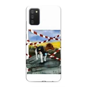 Чехол с принтом Собаки Патрон для Samsung Galaxy M02s (Храбрый Патрон)