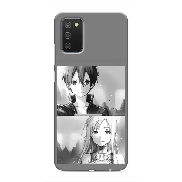 Чехол с рисунком «Кирито-Асуна» для Samsung Galaxy M02s Чехол с рисунком «Кирито-Асуна» для Samsung Galaxy M02s