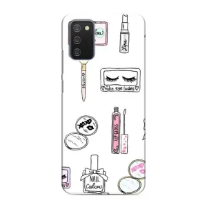 Дівчачий Чохол для Samsung Galaxy M02s (Косметика)