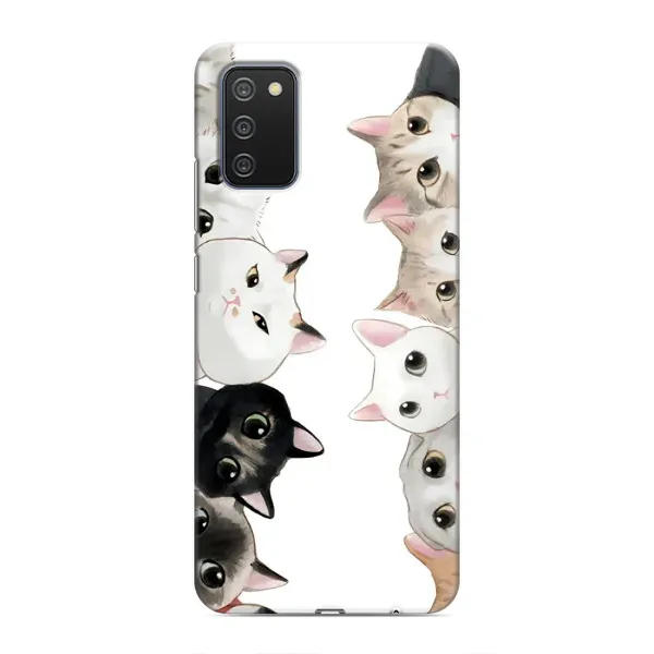Чехол с рисунком «Коты» для Samsung Galaxy M02s
