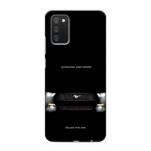 Чехлы с тематикой "Крутые машины" на Samsung Galaxy M02s (Черный Land Rover)