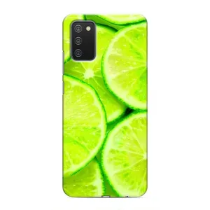 Чехол с изображением вкусной еды для Samsung Galaxy M02s (Лайм)