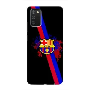 Чехол для Samsung Galaxy M02s (Барселона) (Лого Барсы)