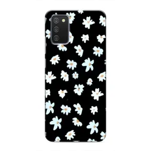 Чохол з ромашками на Samsung Galaxy M02s (Маленькі ромашки)