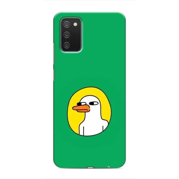 Чехол с рисунком «Мем Утка» для Samsung Galaxy M02s Чехол с рисунком «Мем Утка» для Samsung Galaxy M02s