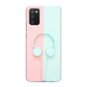 Дівчачий Чохол для Samsung Galaxy M02s (Навушники)