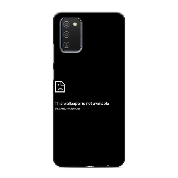 Чехол с рисунком «Ошибка» для Samsung Galaxy M02s Чехол с рисунком «Ошибка» для Samsung Galaxy M02s
