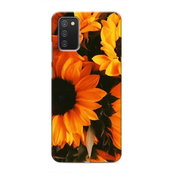 Чехол с рисунком «подсолнухи» для Samsung Galaxy M02s Чехол с рисунком «подсолнухи» для Samsung Galaxy M02s
