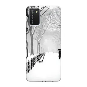 Чехлы на Новый Год Samsung Galaxy M02s (Снегом замело)