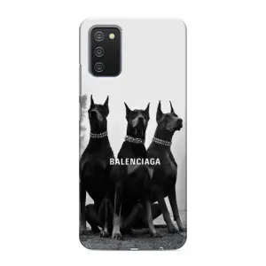Чехол ДОБЕРМАН для Samsung Galaxy M02s (Три добермана)