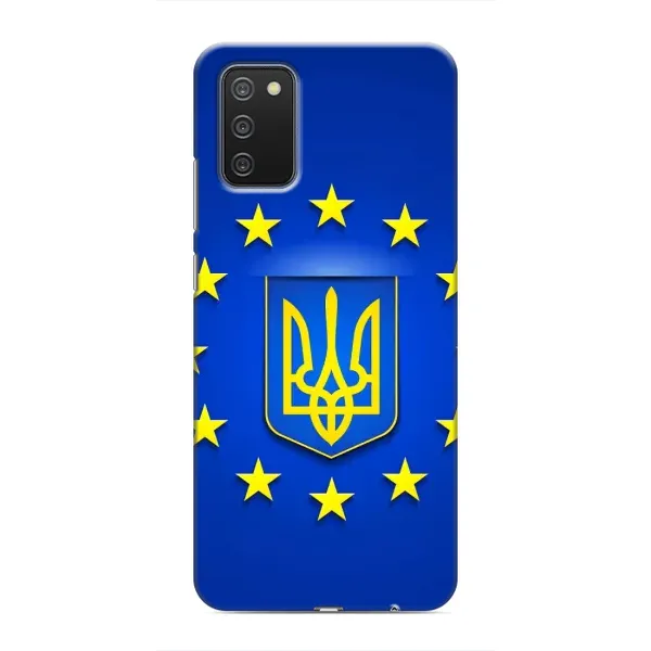 Чехол с рисунком «Украина это Европа» для Samsung Galaxy M02s Чехол с рисунком «Украина это Европа» для Samsung Galaxy M02s