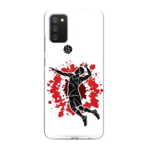Чехлы с принтом Спортивная тематика для Samsung Galaxy M02s (Волейболист)