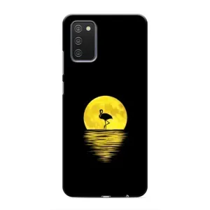 Летний Чехол на Samsung Galaxy M02s (Желтый Закат)