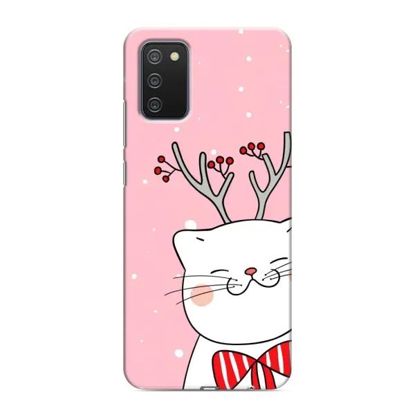 Чехол с рисунком «Зимний кот» для Samsung Galaxy M02s Чехол с рисунком «Зимний кот» для Samsung Galaxy M02s