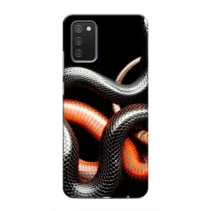Чехлы с изображением разных животных для Samsung Galaxy M02s (Змея)