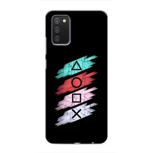 Чехол КИБЕРСПОРТ для Samsung Galaxy M02s (Значки Sony)