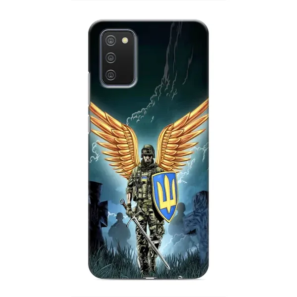 Чехол с рисунком «ЗСУ з крильями» для Samsung Galaxy M02s