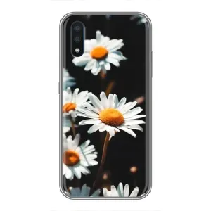 Чехол с ромашками на Samsung Galaxy M10 (M105) (Белые ромашки)