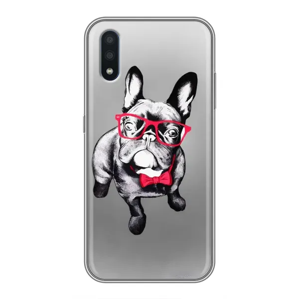 Чехол с рисунком «Бульдог в очках» для Samsung Galaxy M10 (M105) Чехол с рисунком «Бульдог в очках» для Samsung Galaxy M10 (M105)