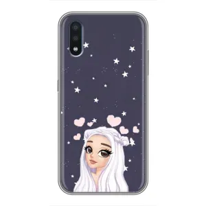 Чохол Стильні дівчата на Samsung Galaxy M10 (M105) (Дівчина та серця)
