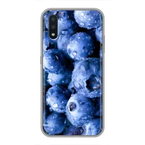 Чехол с изображением вкусной еды для Samsung Galaxy M10 (M105) (Голубика)