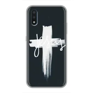 Чехлы для Самсунг М10 (Крест Иисуса) (Jesus)