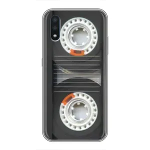 Чехол с Прикольным принтом на Samsung Galaxy M10 (M105) (Кассета магнитофона)