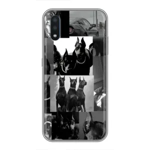 Чохол ДОБЕРМАН для Samsung Galaxy M10 (M105) (Колаж Доберман)