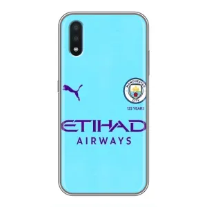 Силиконовые Чехлы принт Футбол на Samsung Galaxy M10 (M105) (Man City)