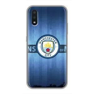 Силиконовые Чехлы принт Футбол на Samsung Galaxy M10 (M105) (ManCity)