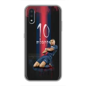 Чехол (TPU) с Футболистом на Samsung Galaxy M10 (M105) (MBAPPE 10)