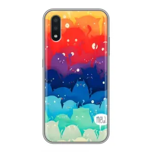 Силіконовий чохол з котиком для Samsung Galaxy M10 (M105) (Mew)