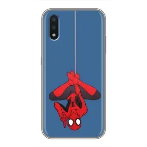 Чохол Супергерой Людина Павук на Samsung Galaxy M10 (M105) (На павутині)