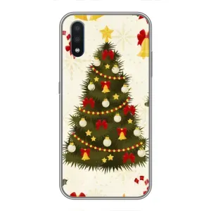 Чехол Новогодняя Елка на Samsung Galaxy M10 (M105) (Новогодний принт)