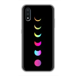 Чехол (ТПУ) с планетами на Samsung Galaxy M10 (M105) (Полнолуние)