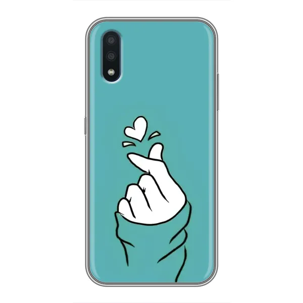Чехол с рисунком «Сердечко на бирюзовом» для Samsung Galaxy M10 (M105) Чехол с рисунком «Сердечко на бирюзовом» для Samsung Galaxy M10 (M105)