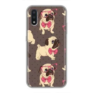 Чохол (ТПУ) Милі песики для Samsung Galaxy M10 (M105) (Песик Мопсікі)