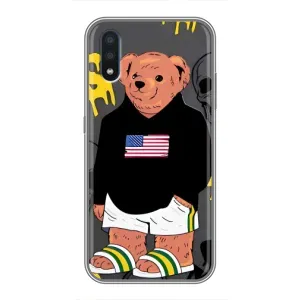 Чохли Мішка Тедді для Самсунг М10 (Teddy USA)