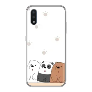 Чохли з зображенням різних тварин на Samsung Galaxy M10 (M105) (Здивовані ведмедики)