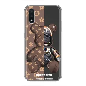 Силиконовый чехол для Samsung Galaxy M10 (M105) (Медмедь Луи Виттон)
