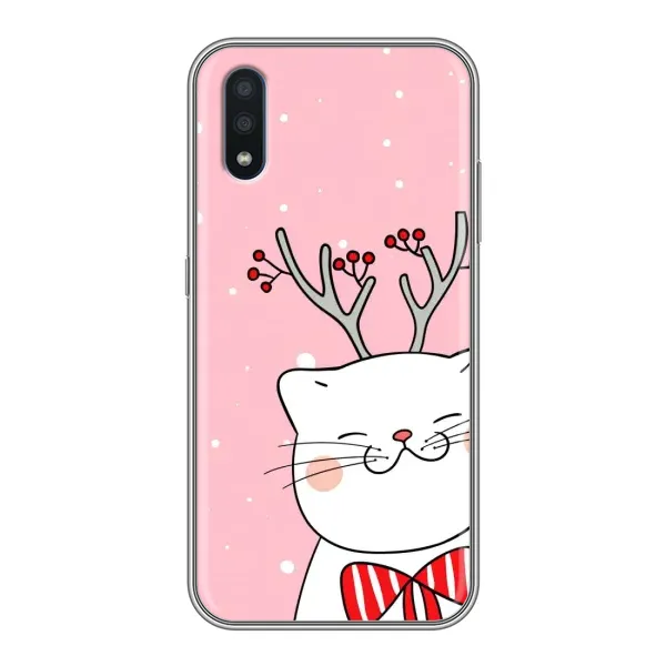 Чехол с рисунком «Зимний кот» для Samsung Galaxy M10 (M105) Чехол с рисунком «Зимний кот» для Samsung Galaxy M10 (M105)