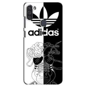 Чехол в стиле "Адидас" для Самсунг Галакси М11 (Adidas шнурки)