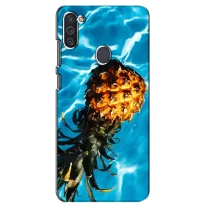 Чохол з зображенням смачної їжі для Samsung Galaxy M11 (Ананас)