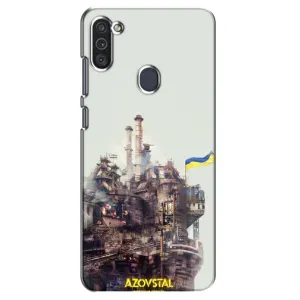 Чехлы на военную тематику для Samsung Galaxy M11 (Азовсталь)