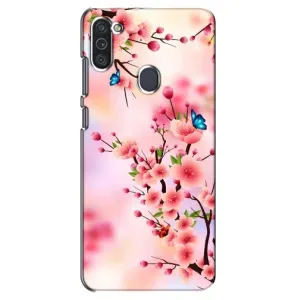 Чохол з картинкою Сакури на Samsung Galaxy M11 (Метелики на сакурі)