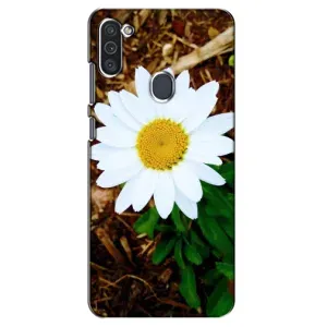 Чохол з ромашками на Samsung Galaxy M11 (Біла ромашка)