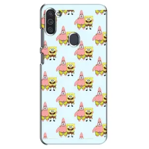Чехлы с Патриком на Samsung Galaxy M11 (Боб и Патрик)