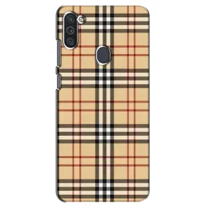 Чехол с Брендами одежды на Самсунг Галакси М11 (Burberry стиль)